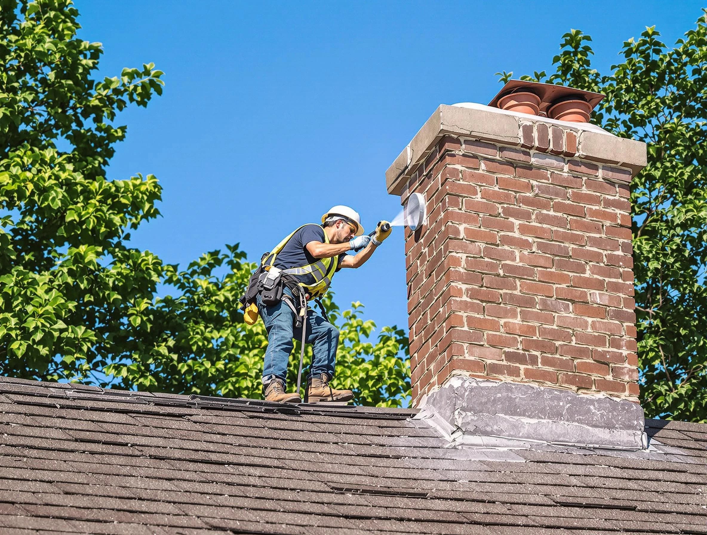 Conyers Chimney Sweep performing an inspection with advanced tools in Conyers, GA