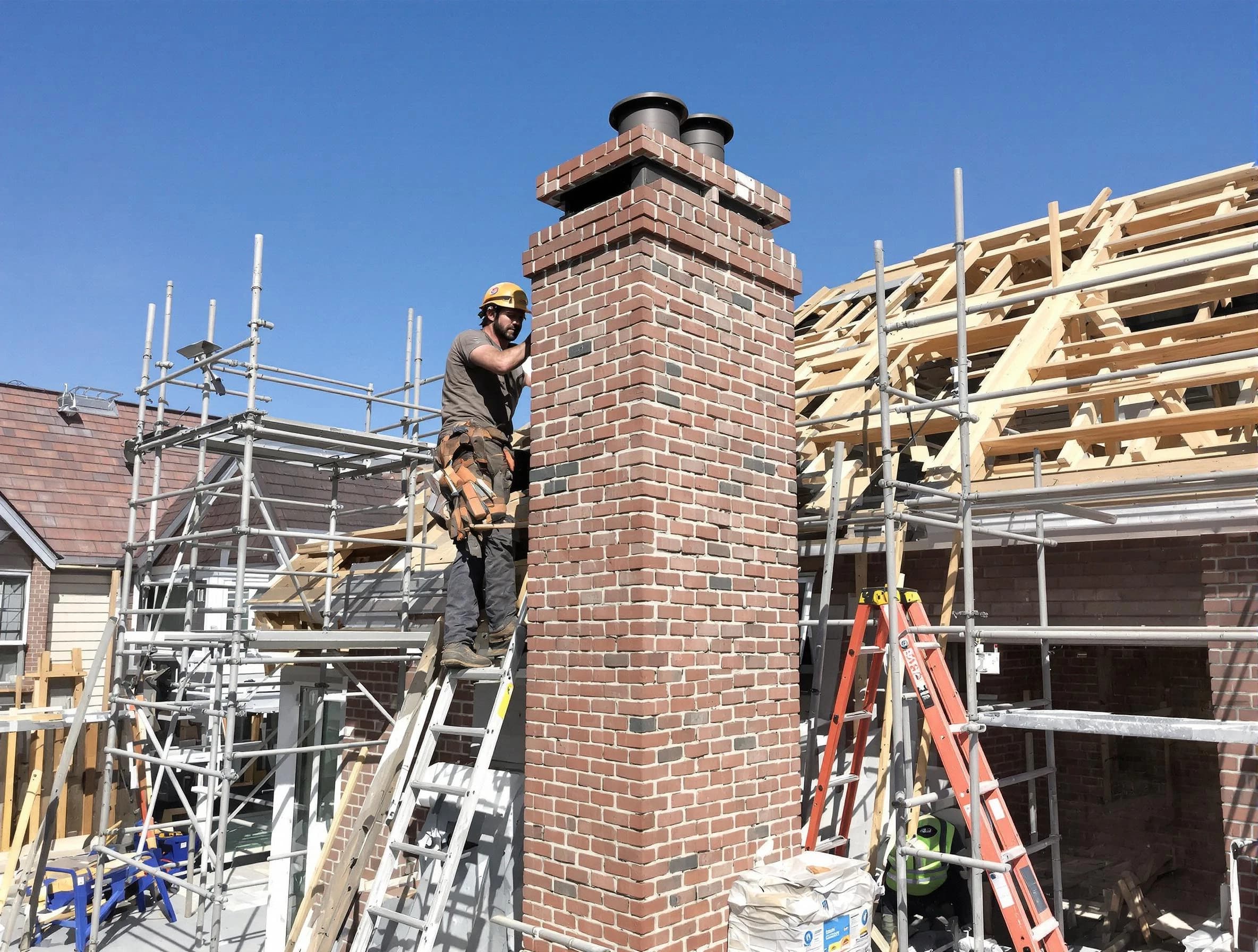 New chimney installation completed by Conyers Chimney Sweep in Conyers, GA