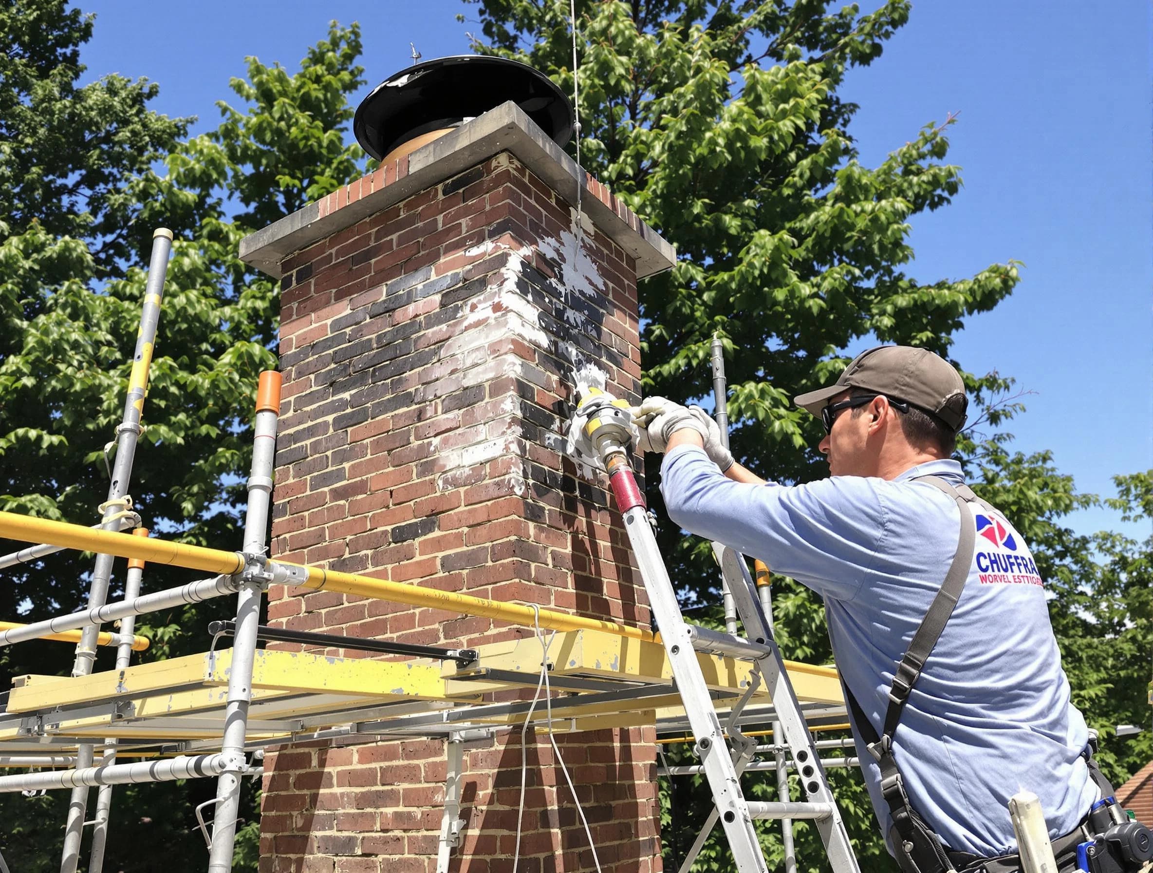Structural chimney repair by Conyers Chimney Sweep in Conyers, GA