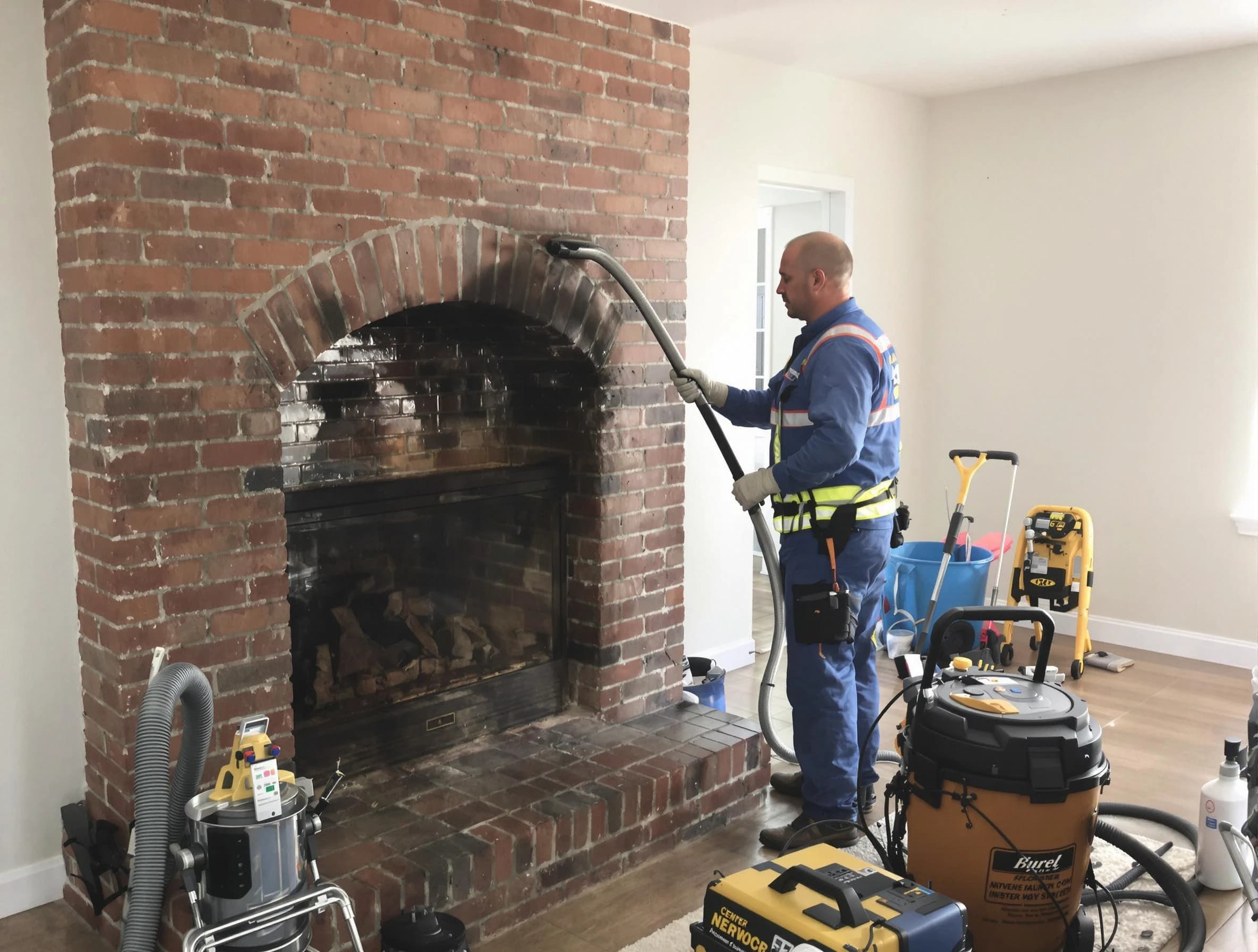 Conyers Chimney Sweep expert performing detailed chimney sweep in Conyers, GA