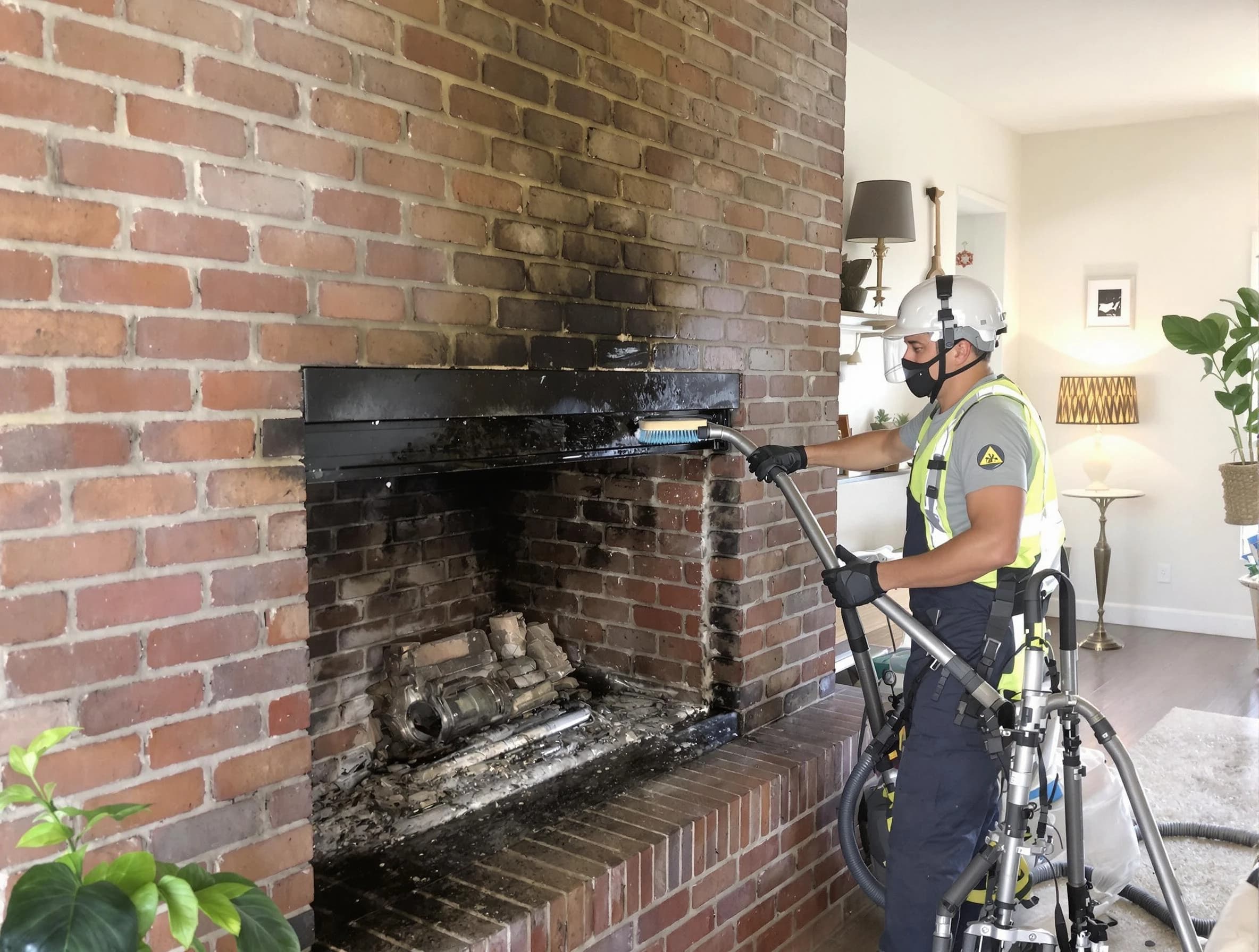 Conyers Chimney Sweep providing fireplace cleaning services in Conyers, GA