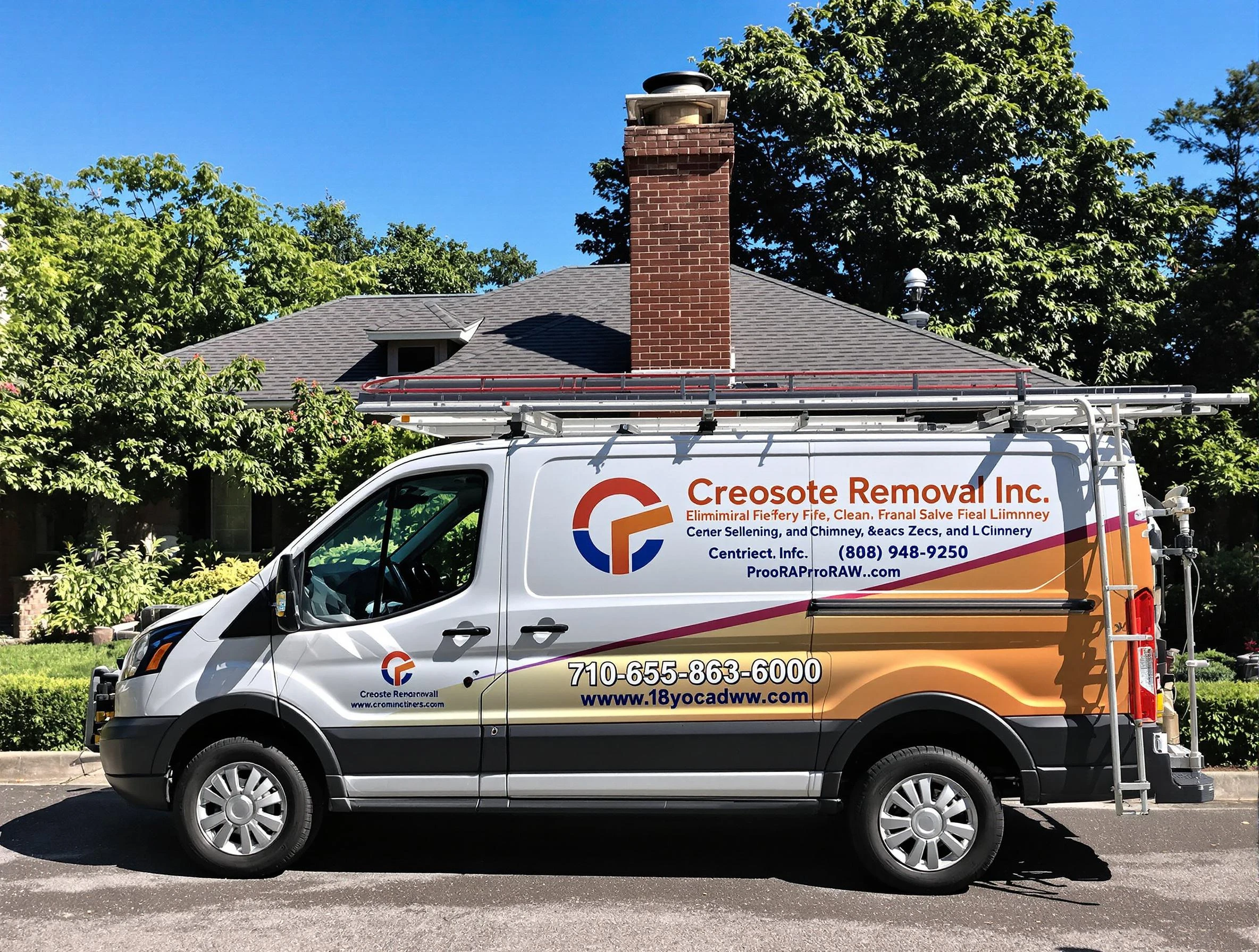 Conyers Chimney Sweep technician removing creosote safely in Conyers, GA